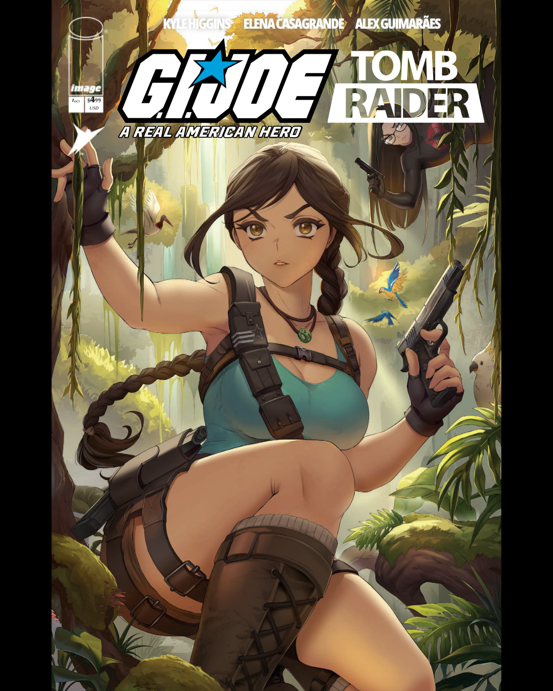 GI JOE A REAL AMERICAN HERO TOMB RAIDER #1 TRADE FOIL, RACHTA LIN NYCC