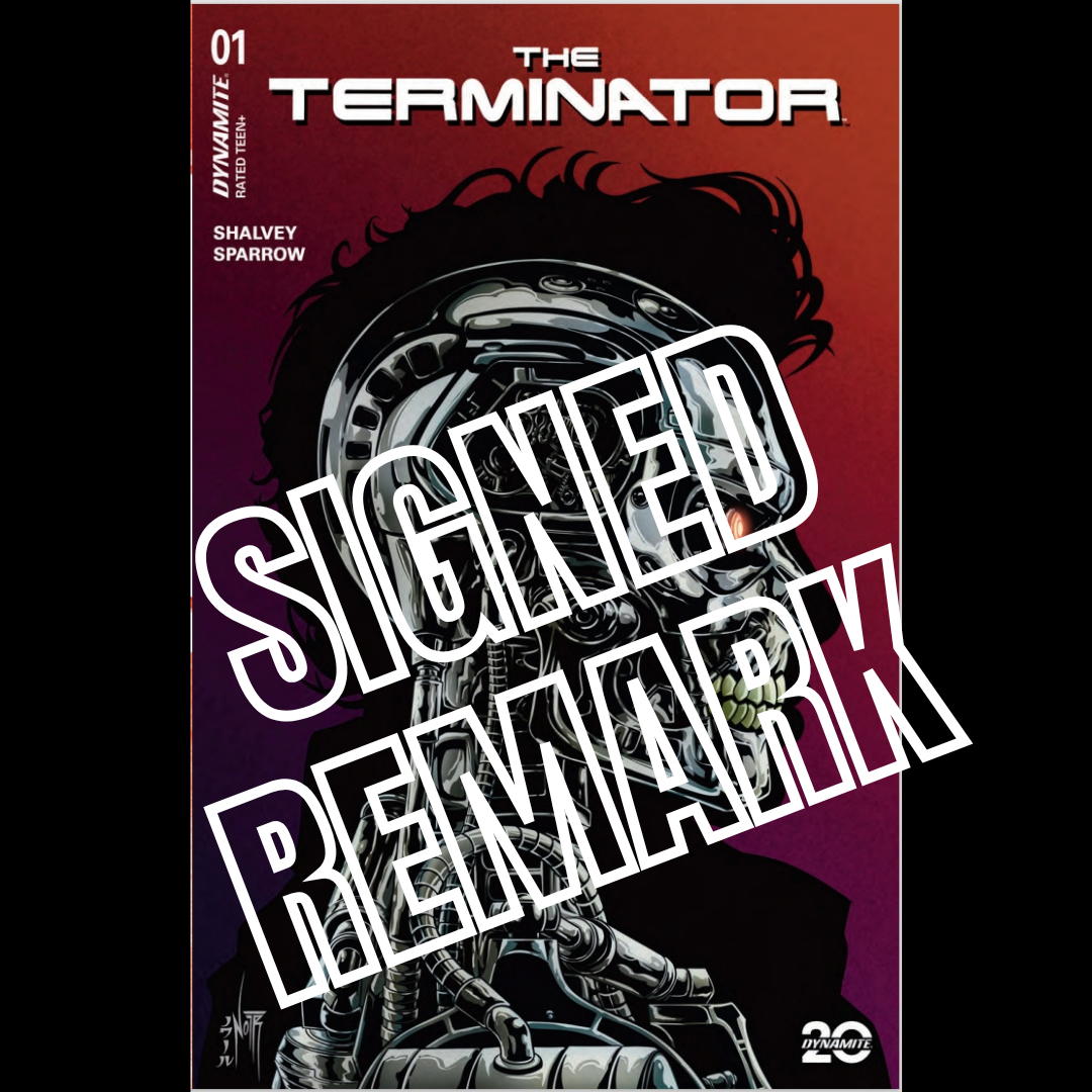 TERMINATOR #1 JORDAN NOIR METAL COLOR VARIANT, SIGNED W/REMARK