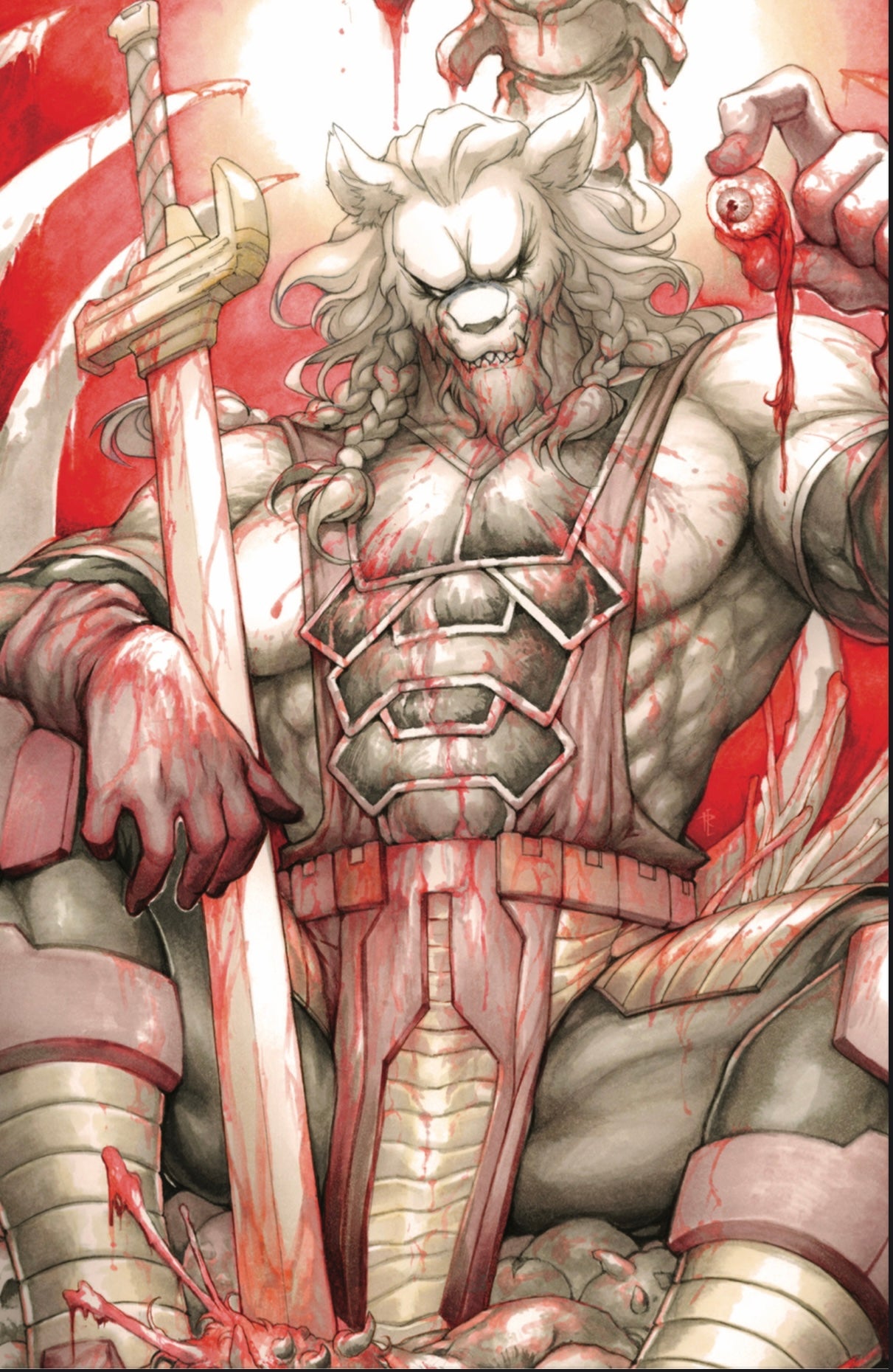 INVINCIBLE UNIVERSE BATTLE BEAST #2 RACHTA LIN VIRGIN CARDSTOCK JAMS FORTRESS EXCLUSIVE