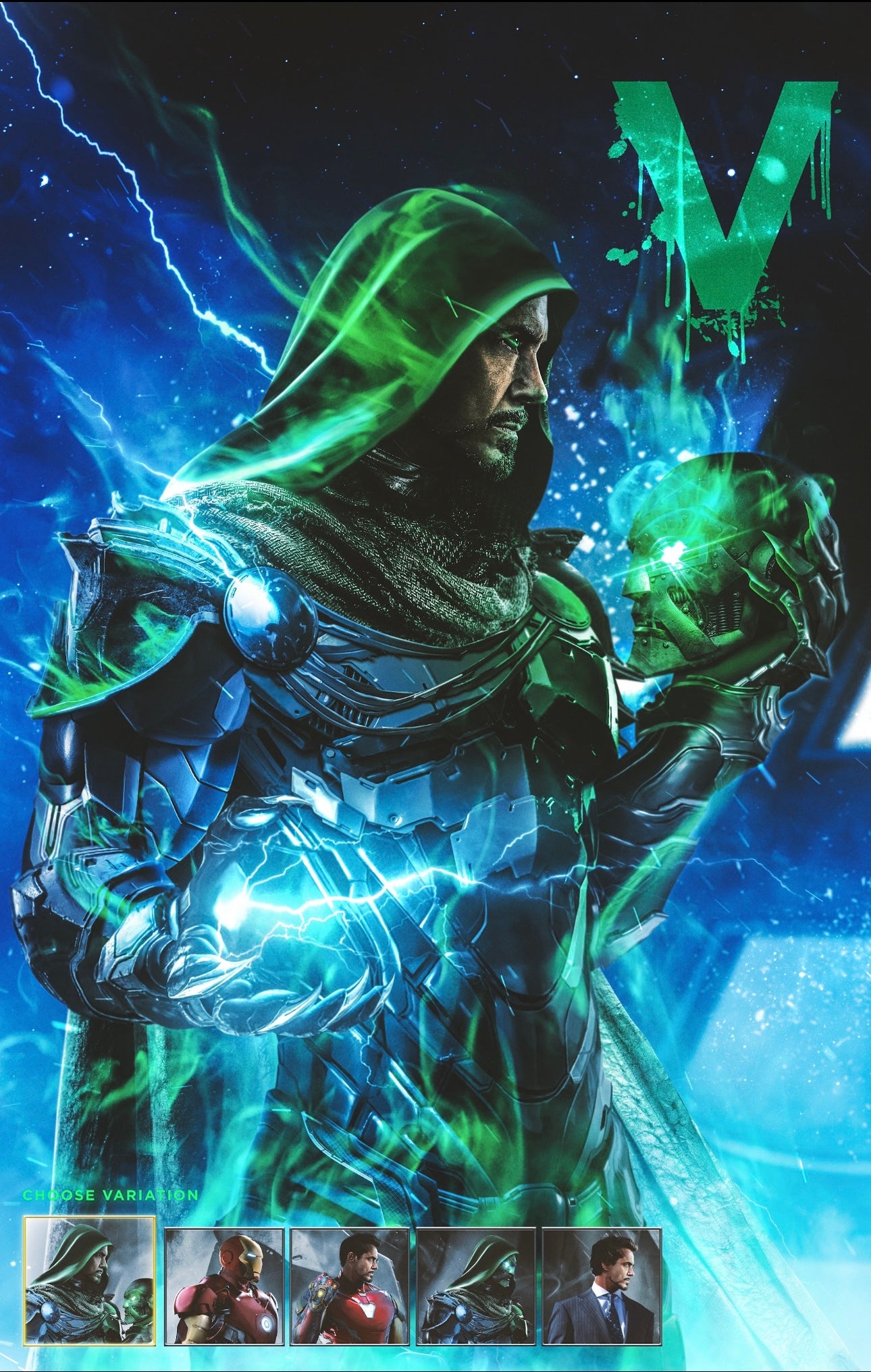 FAME: ROBERT DOWNEY JR VS COVER, VIRGIN CARDSTOCK