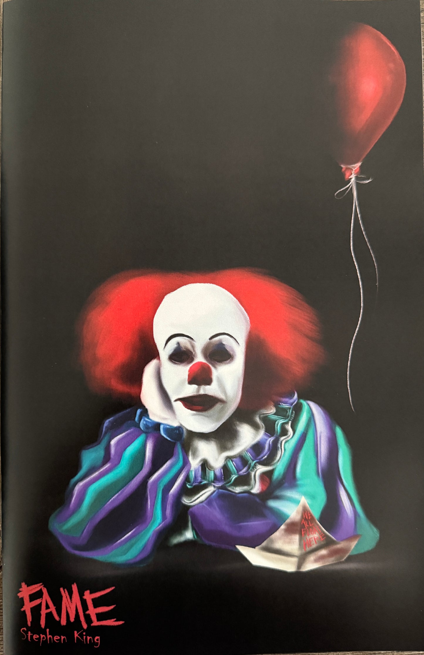 FAME: STEPHEN KING , VIRGIN CARDSTOCK COVER ART BY SAMMII