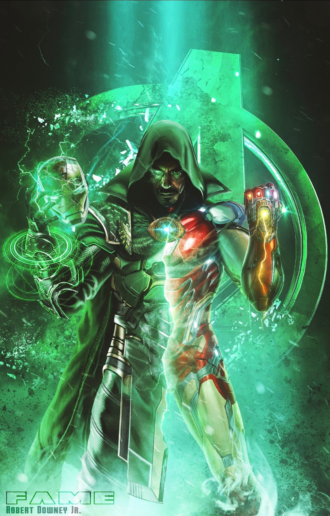 AP MINIMAL METAL - FAME: ROBERT DOWNEY JR. / DOOM VARIANT COVER JAMS FORTRESS EXCLUSIVE