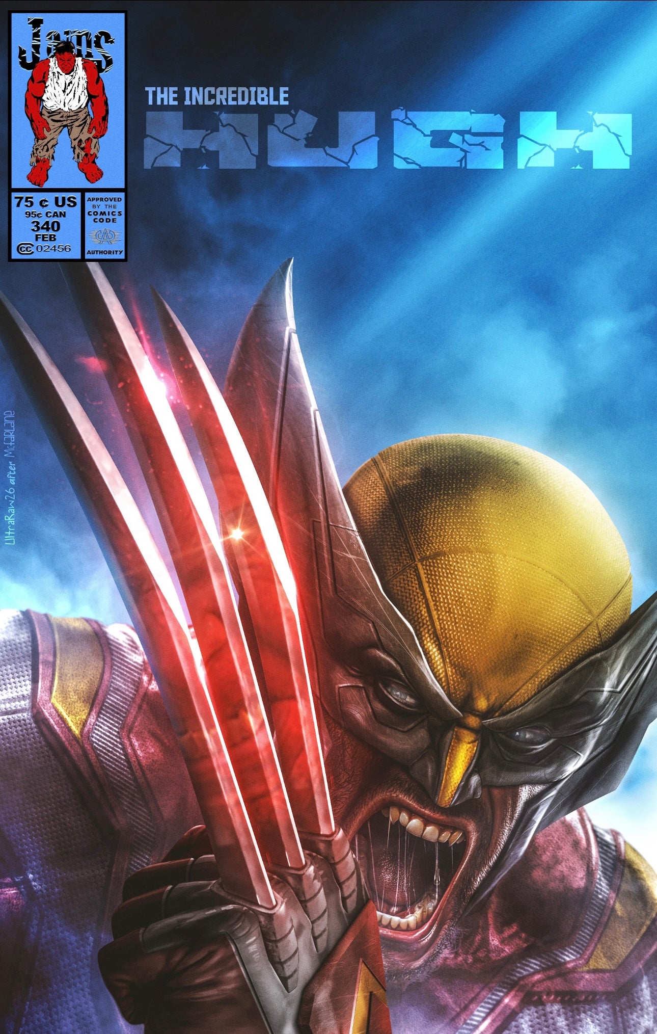 FAME: HUGH JACKMAN TRADE FOIL (HULK 340 HOMAGE)