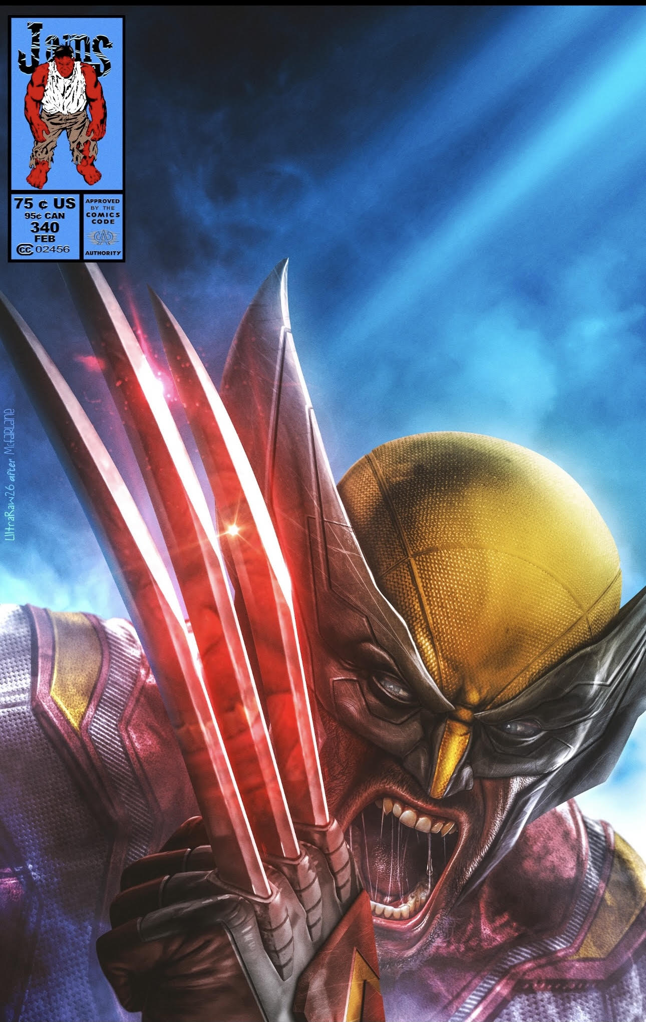 FAME: HUGH JACKMAN VIRGIN FOIL (HULK 340 HOMAGE)