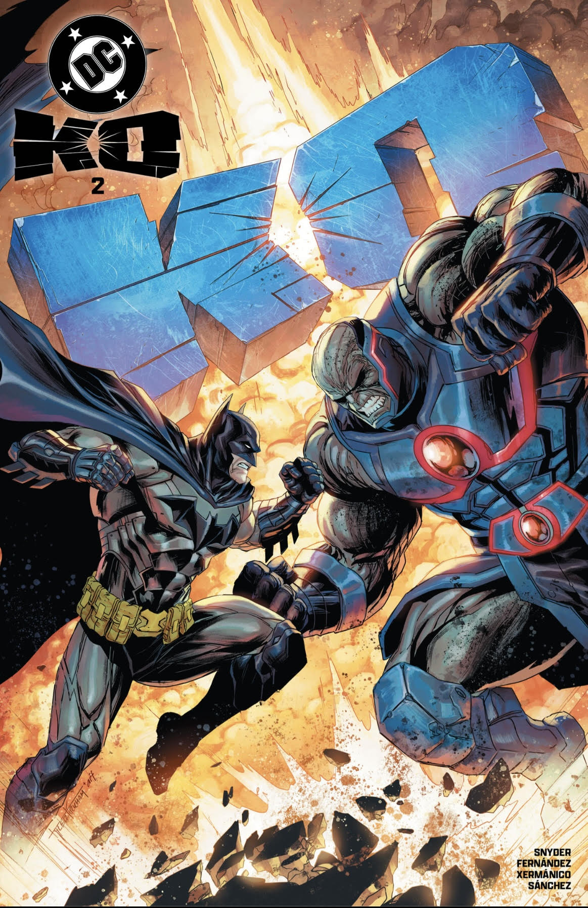 DC K.O. #2, TYLER KIRKHAM CARDSTOCK VARIANT JAMS EXCLUSIVE