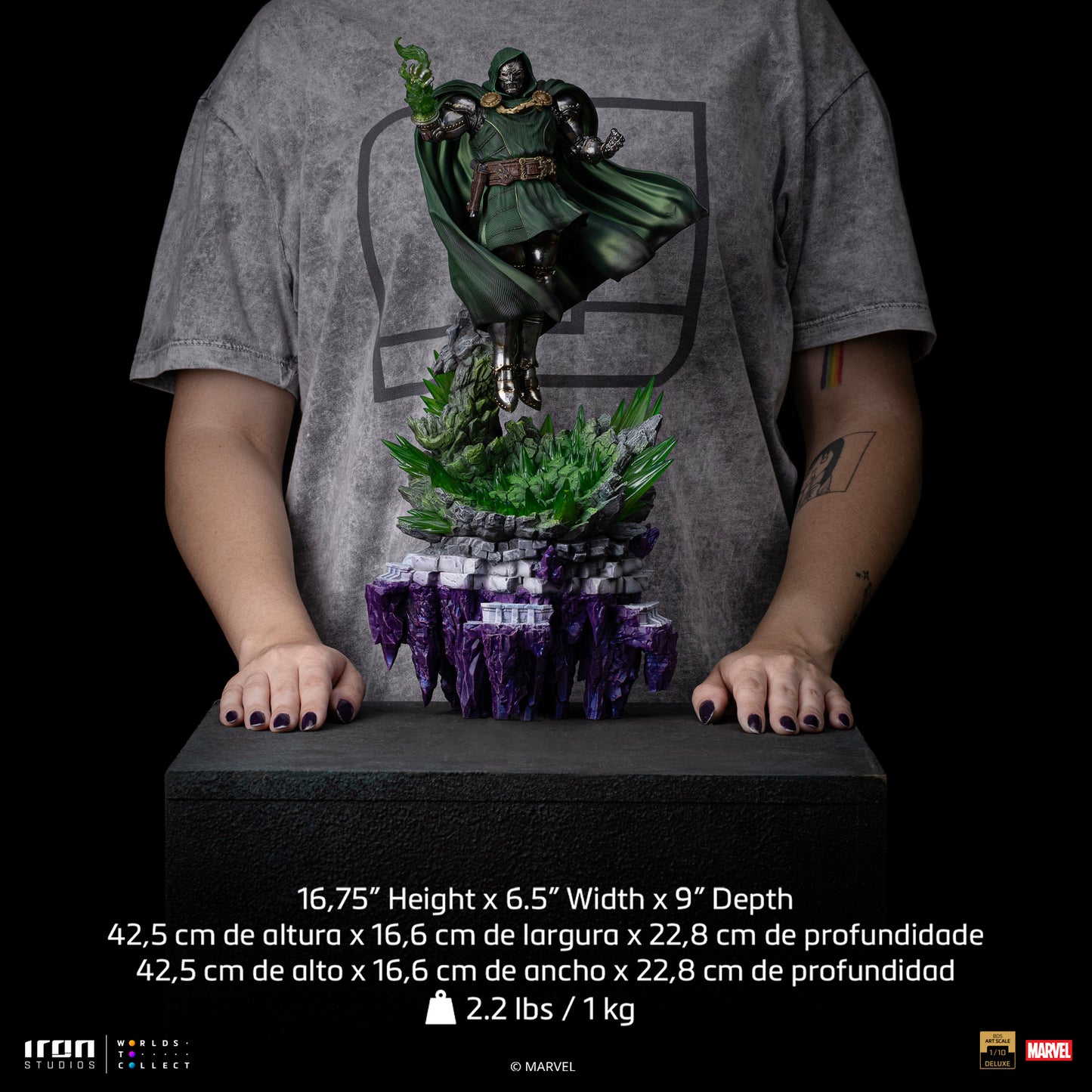 MARVEL DLX DOCTOR DOOM 1/10 SCALE STATUE