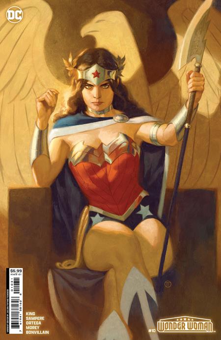 WONDER WOMAN #10 CVR B JULIAN TOTINO TEDESCO CARD STOCK VAR