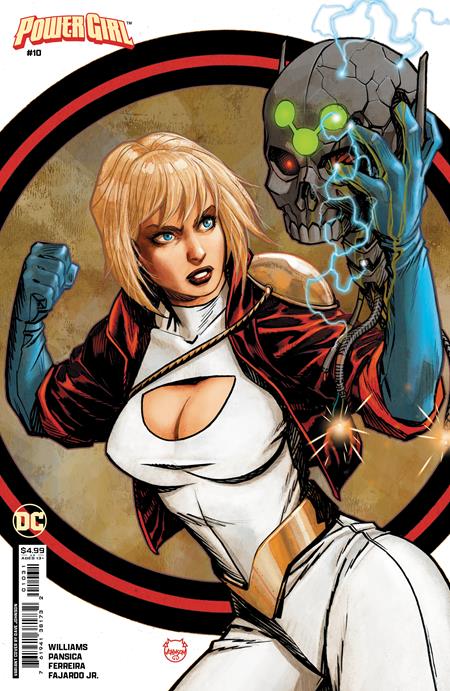 POWER GIRL #10 CVR C DAVE JOHNSON CARD STOCK VAR (HOUSE OF BRAINIAC)