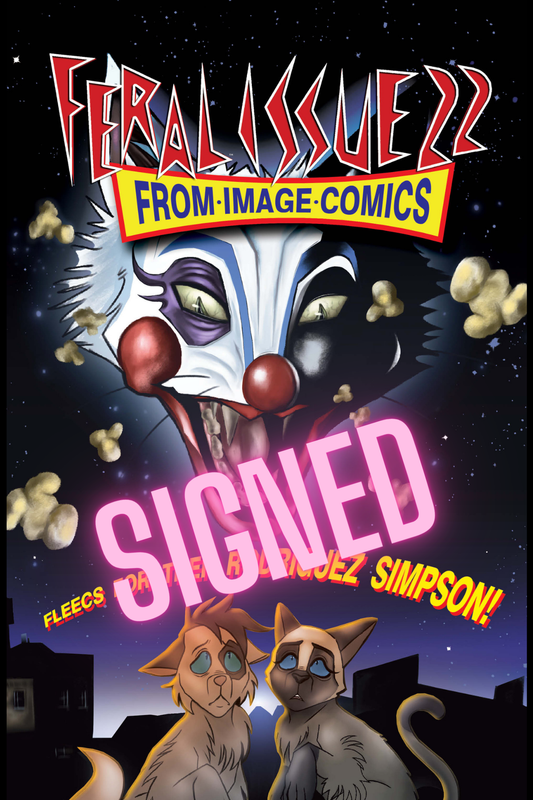 FERAL ISSUE 22, SAMMII EXCLUSIVE CARDSTOCK TRADE SIGNED