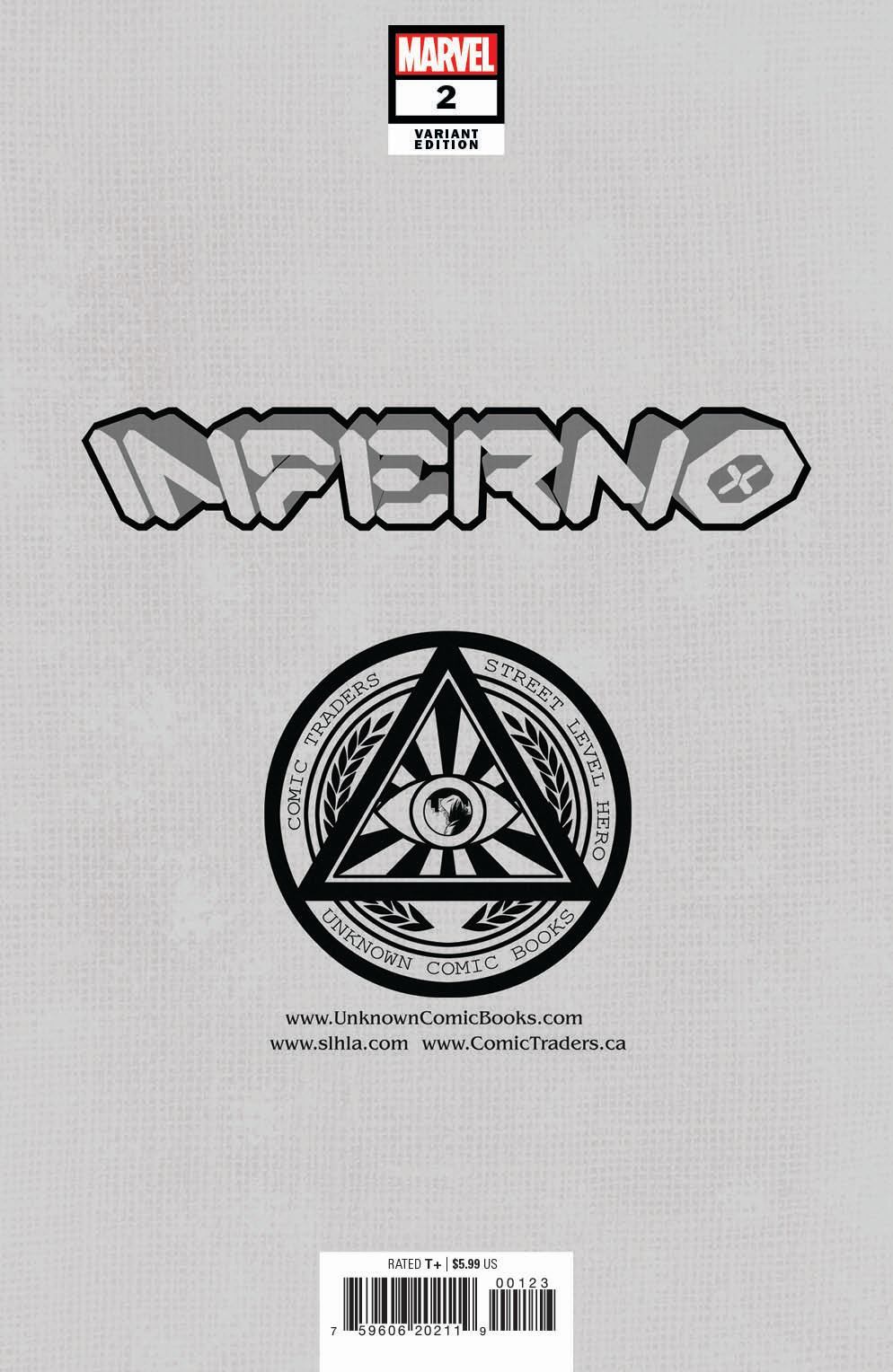 Inferno #2 (Of 4) Unknown Comics David Nakayama Exclusive Virgin Color Bleed Var (10/27/2021)