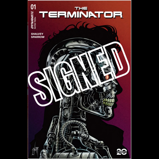 TERMINATOR #1 JORDAN NOIR METAL COLOR VARIANT, SIGNED W COA