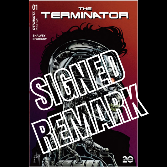 TERMINATOR #1 JORDAN NOIR METAL COLOR VARIANT, SIGNED W/REMARK