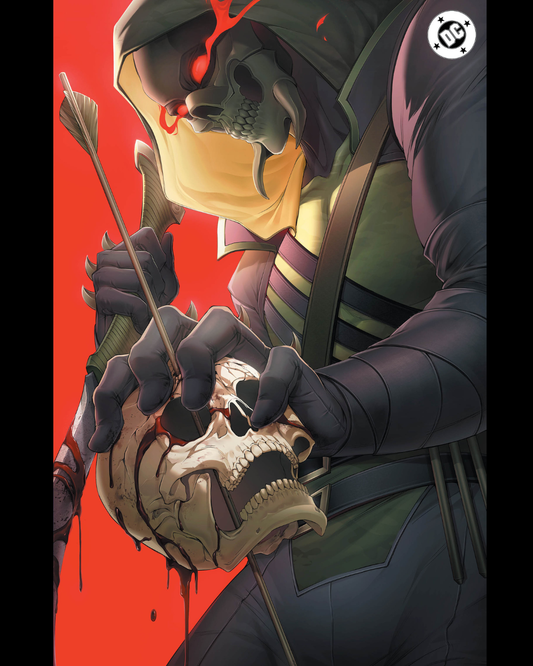 ABSOLUTE GREEN ARROW #1, RACHTA LIN EXCLUSIVE SPOT FOIL RED VIRGIN