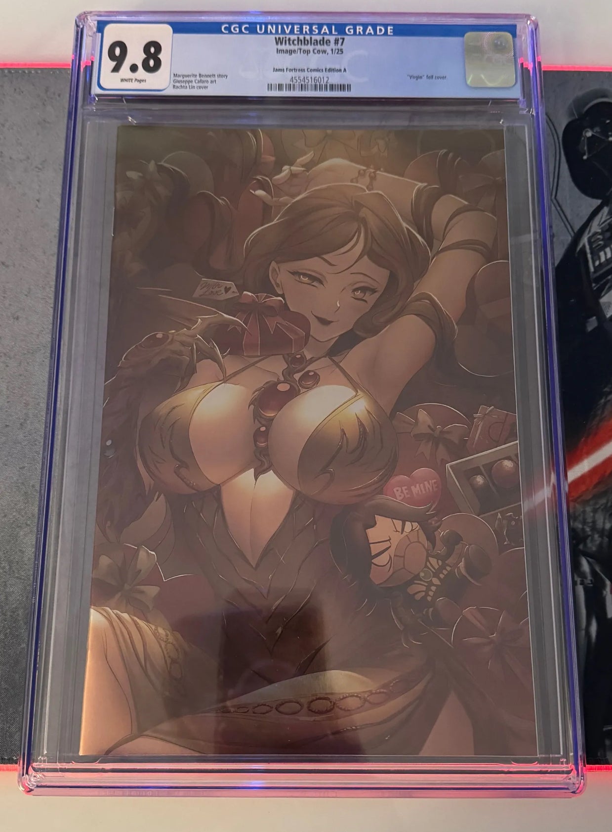 WITCHBLADE #7 RACHTA LIN FOIL VIRGIN/ JAMS FORTRESS EXCLUSIVE CGC 9.8