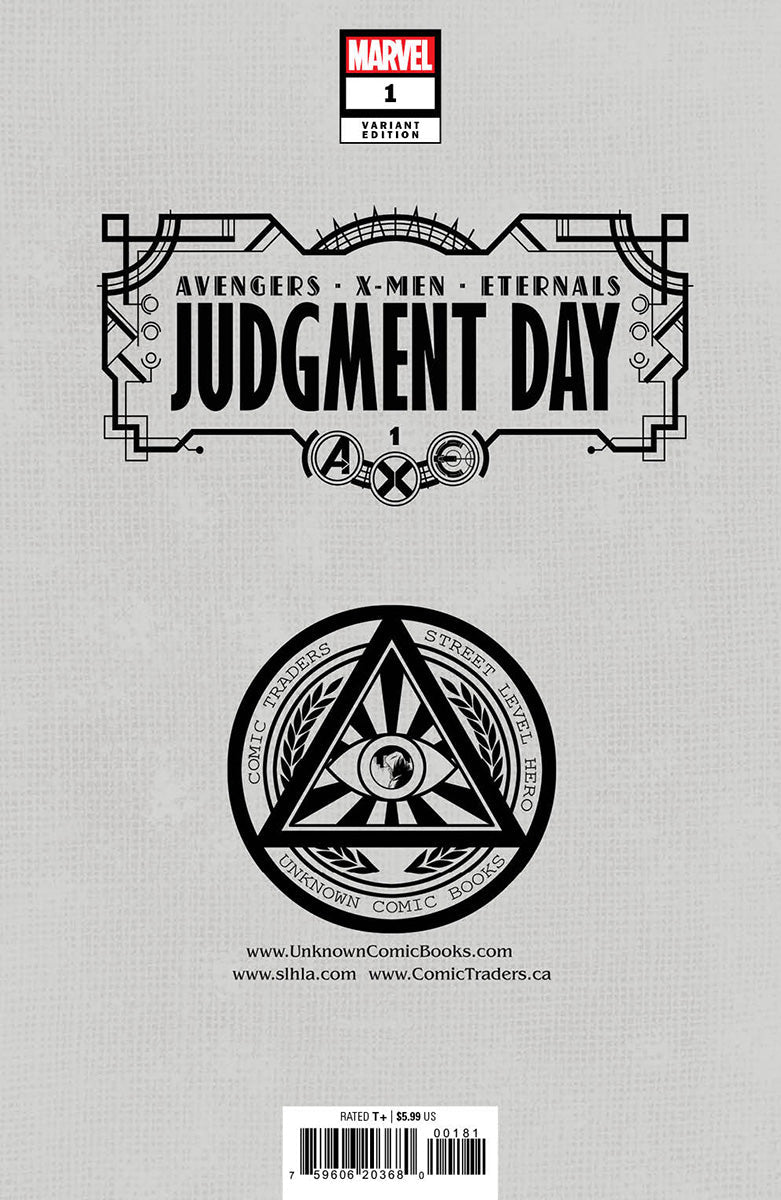 A.X.E.: Judgment Day #1 [Axe] Unknown Comics David Nakayama Hellfire Exclusive Var (07/20/2022)