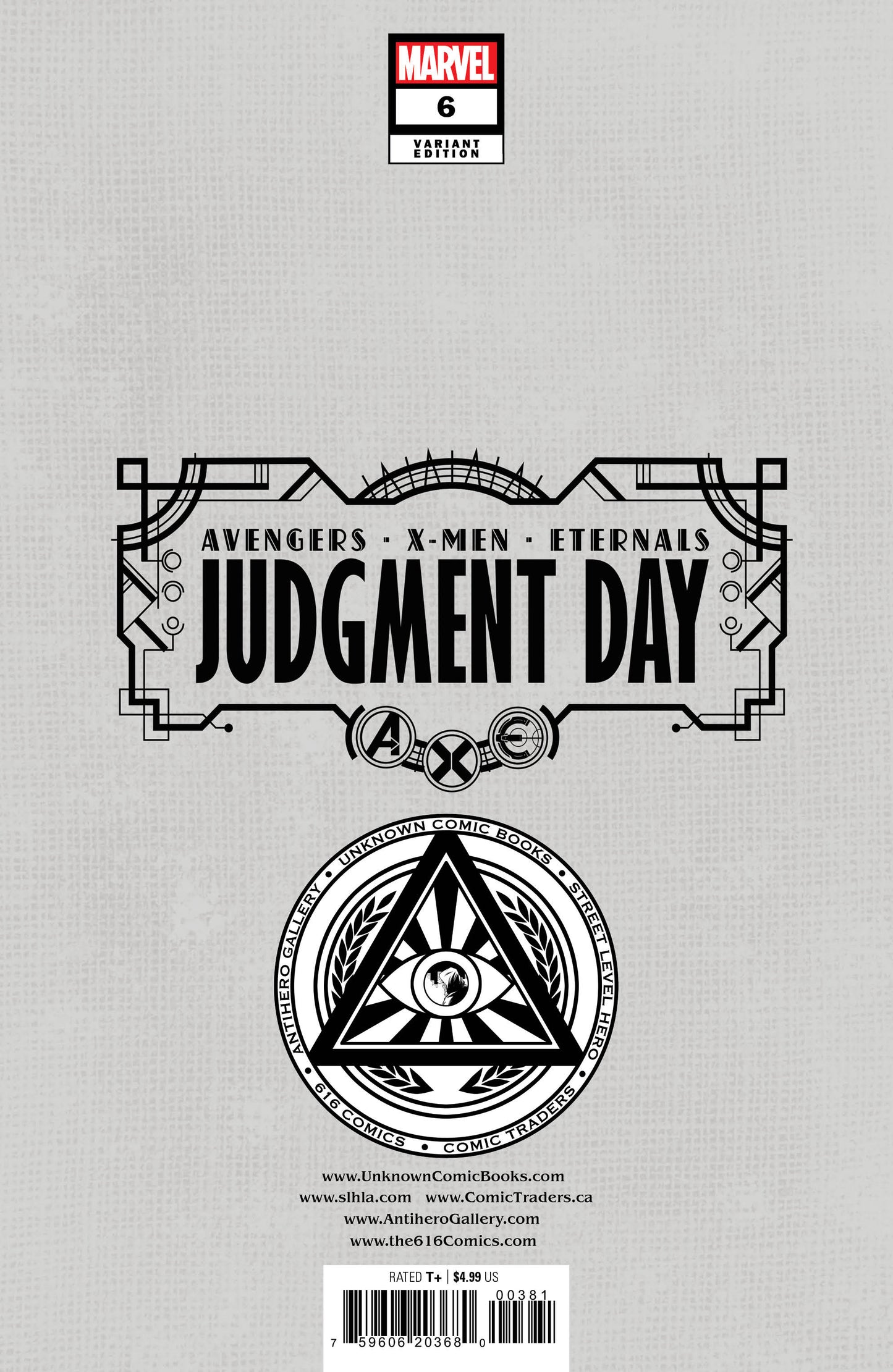 A.X.E.: Judgment Day #6 [Axe] Unknown Comics David Nakayama Hellfire Exclusive Var (10/26/2022)