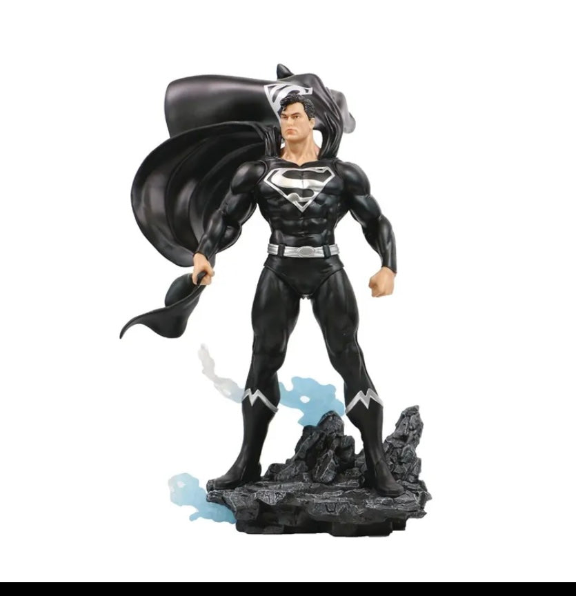 DC Heroes Superman Black & Silver Previews Exclusive PVC 1:8 Statue