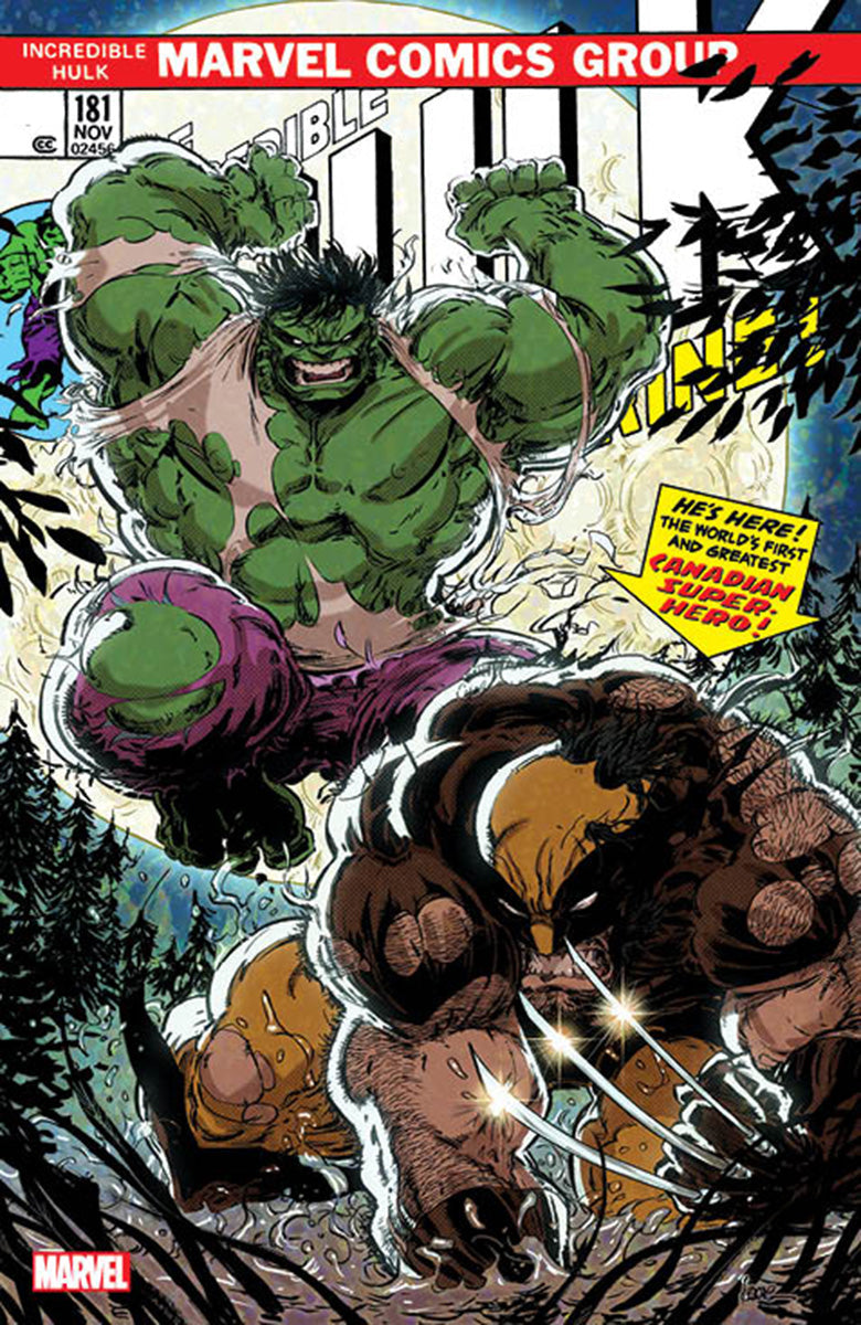 Incredible Hulk #181 Facsimile Edition [New Printing] Unknown Comics Kaare Andrews Exclusive Var (07/12/2023)