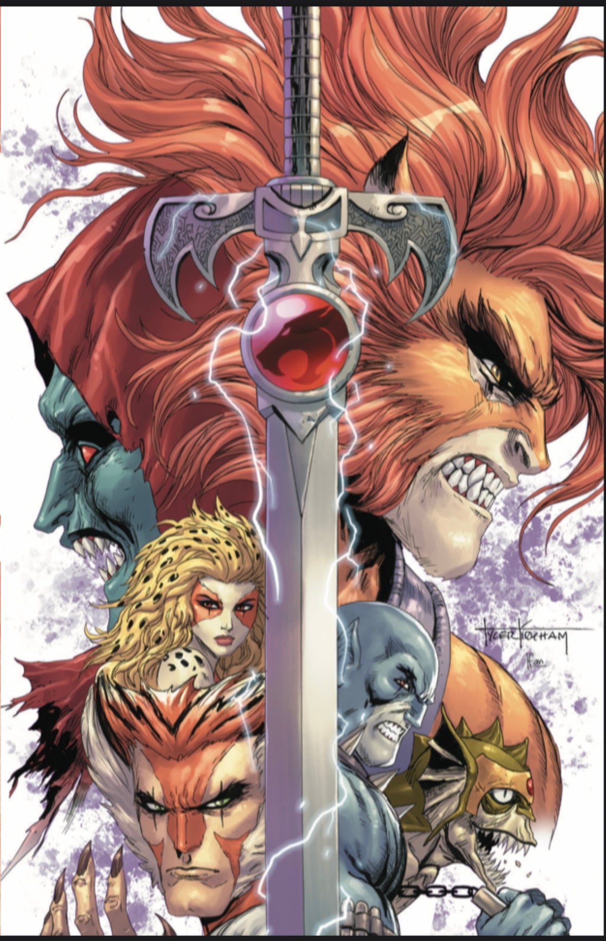 THUNDERCATS # 6 WHITE VIRGIN JAMS FORTRESS, TYLER KIRKHAM SDCC EXCLUSIVE