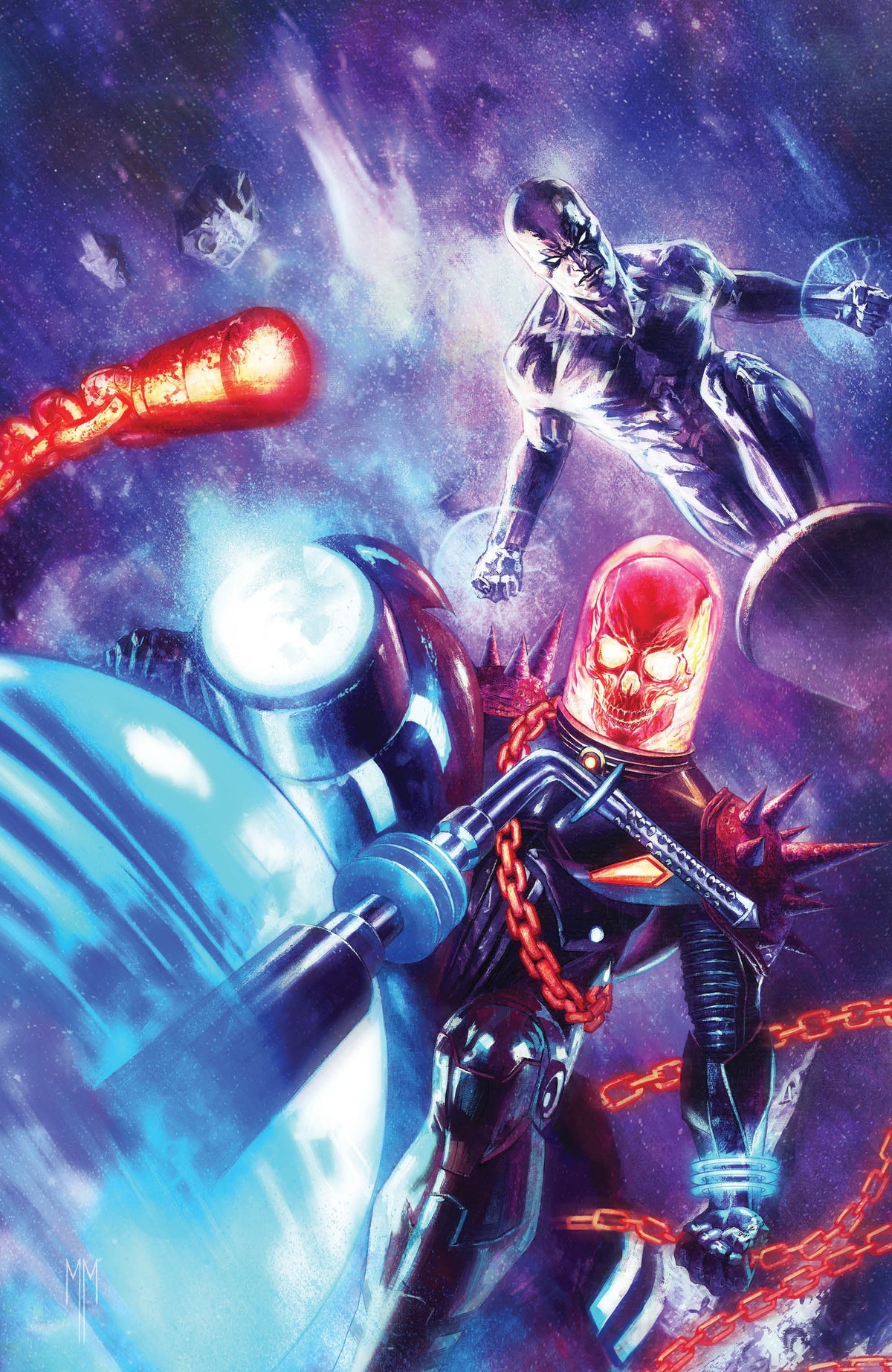 Cosmic Ghost Rider Animation Studio Cosmic Ghost Rider #2 Unknown Comics Marco Mastrazzo Exclusive Virgin ...