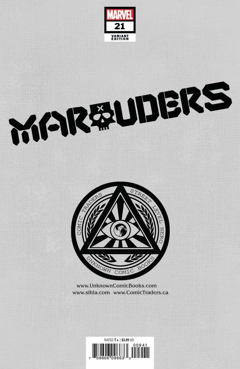 Marauders #21 Unknown Comics David Nakayama Exclusive Var Gala (06/02/2021)