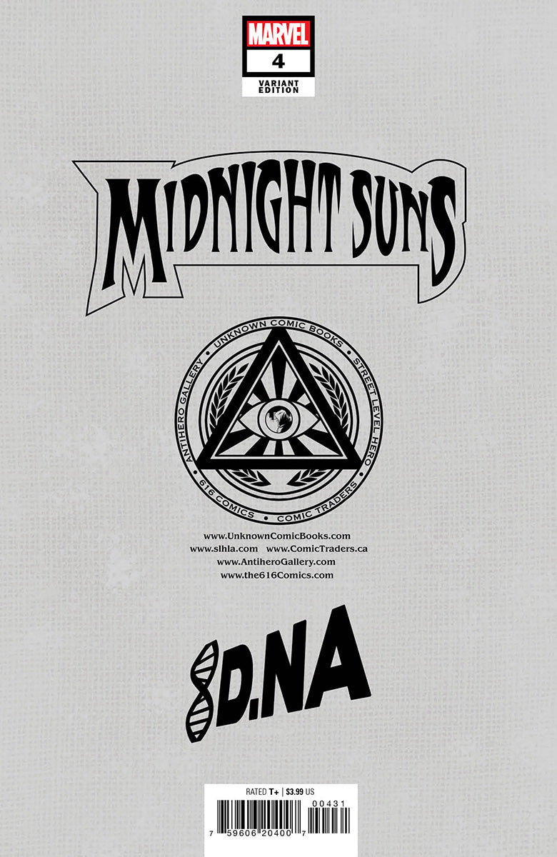 Midnight Suns #4 Unknown Comics David Nakayama Exclusive Virgin Var (12/28/2022)