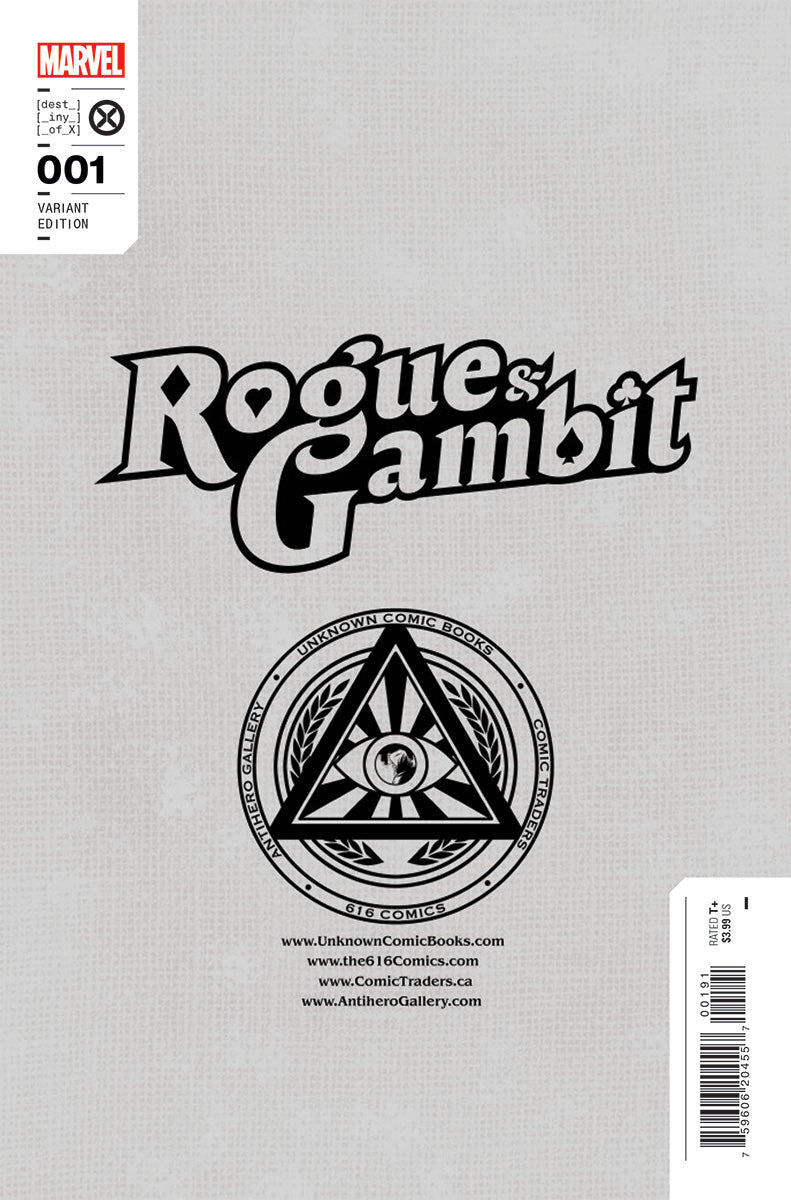 Rogue & Gambit #1 Unknown Comics Kaare Andrews Exclusive Var (03/01/2023)