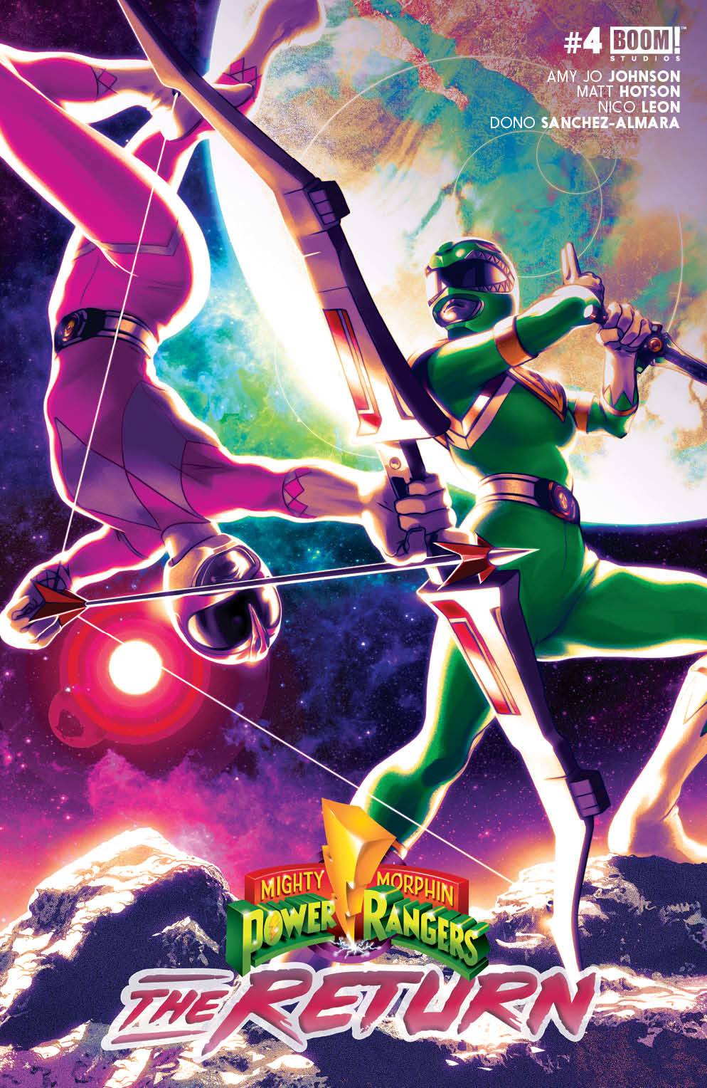 MIGHTY MORPHIN POWER RANGERS THE RETURN #4 (OF 4) CVR A MONT