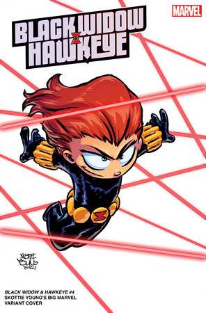 BLACK WIDOW AND HAWKEYE #4 SKOTTIE YOUNG BIG MARVEL VAR