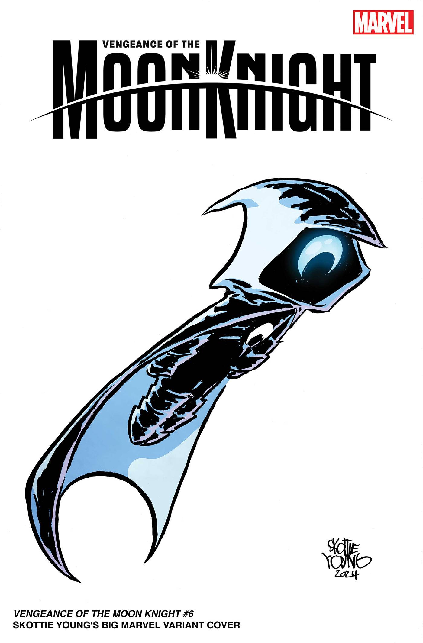 VENGEANCE OF MOON KNIGHT #6 SKOTTIE YOUNG BIG MARVEL VAR MARVEL PRH