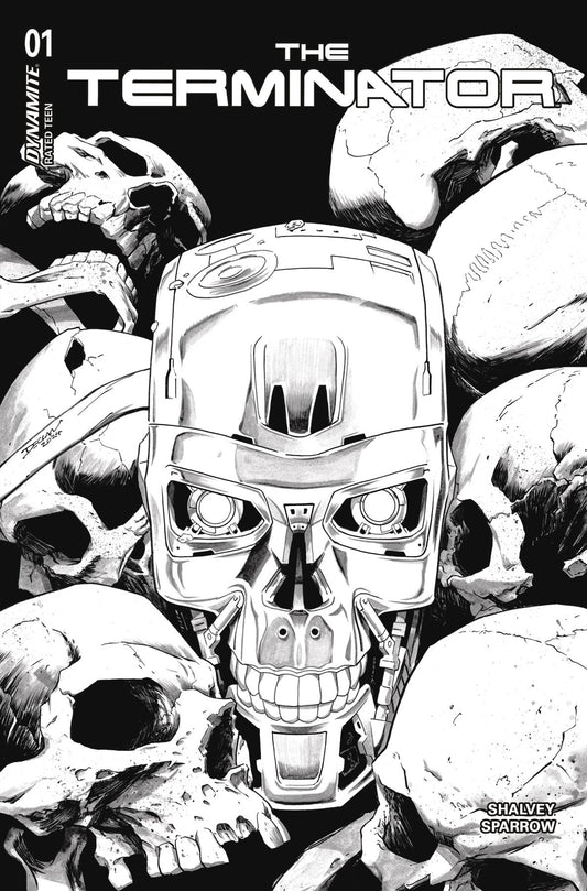 TERMINATOR #1 CVR O 20 COPY INCV SHALVEY LINE ART