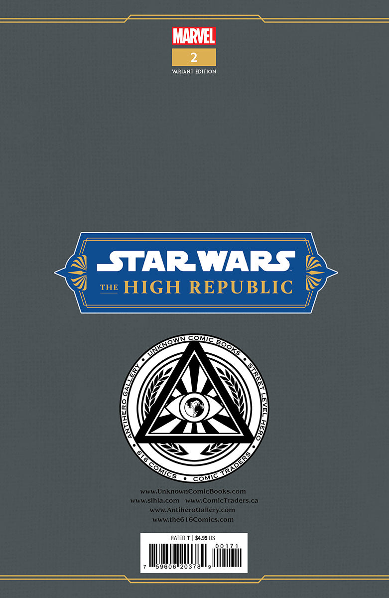 STAR WARS: THE HIGH REPUBLIC #2 UNKNOWN COMICS TYLER KIRKHAM EXCLUSIVE VAR (11/09/2022)