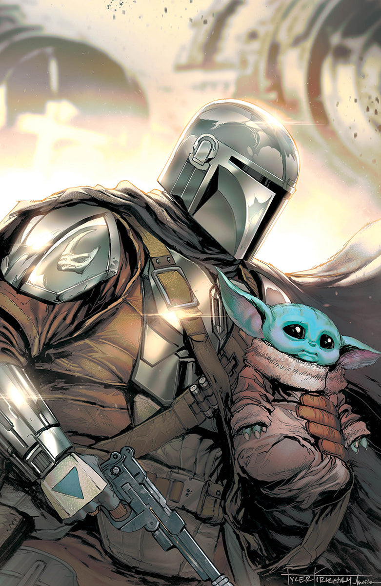 STAR WARS: THE MANDALORIAN #8 UNKNOWN COMICS TYLER KIRKHAM EXCLUSIVE VIRGIN VAR (03/01/2023)