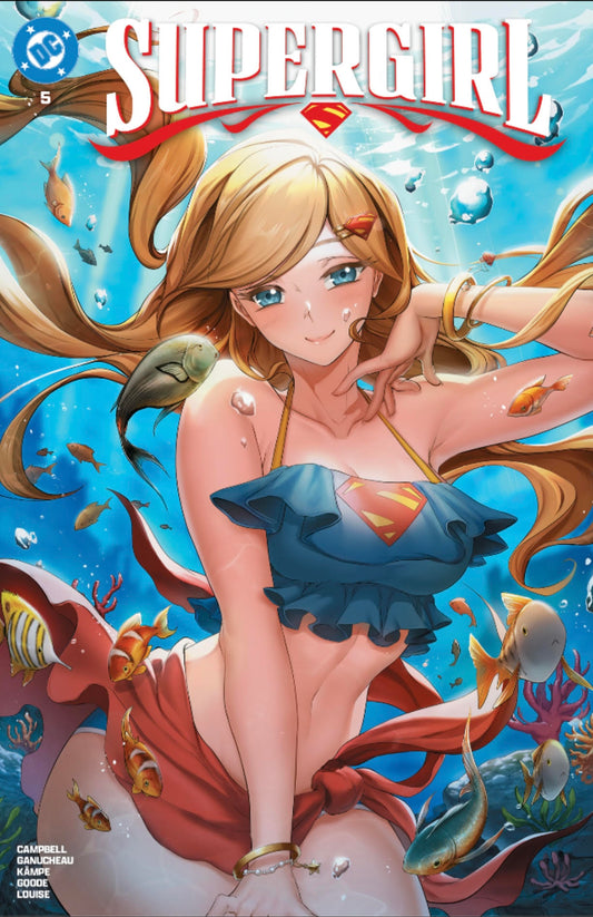 SUPERGIRL#5 RACHTA LIN TRADE FOIL VARIANT, JAMS FORTRESS EXCLUSIVE