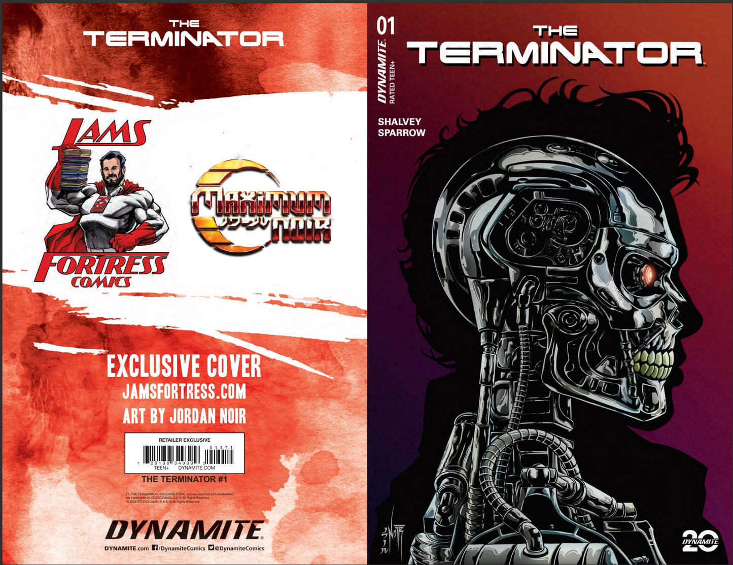 TERMINATOR #1 JORDAN NOIR COLOR VARIANT, JAMS FORTRESS EXCLUSIVE