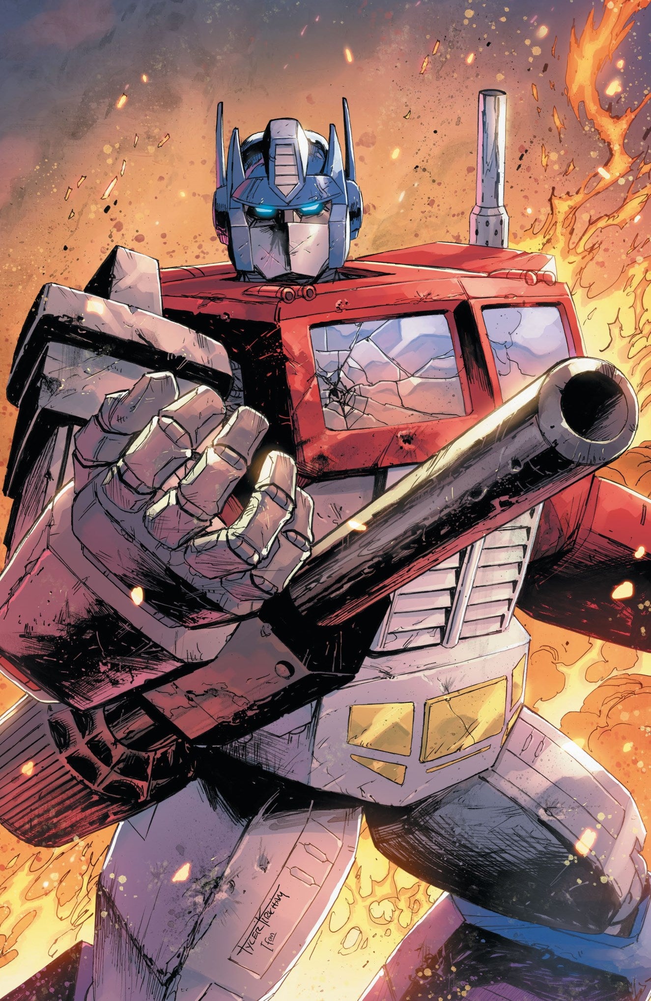 -TRANSFORMERS #8  VIRGIN EXCLUSIVE TYLER KIRKHAM