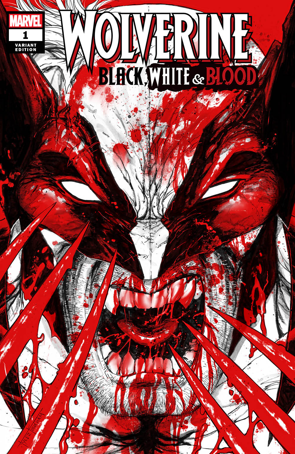 WOLVERINE BLACK WHITE BLOOD #1 (OF 4) UNKNOWN COMICS TYLER KIRKHAM EXCLUSIVE VAR (11/04/2020)