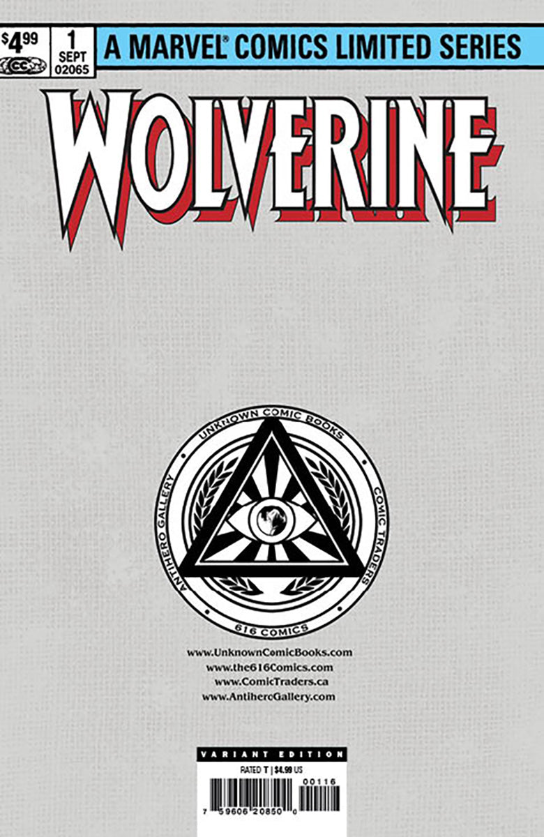 Wolverine By Claremont & Miller #1 Facsimile Edition [New Printing] Unknown Comics Kaare Andrews Exclusive Var (12/27/2023)