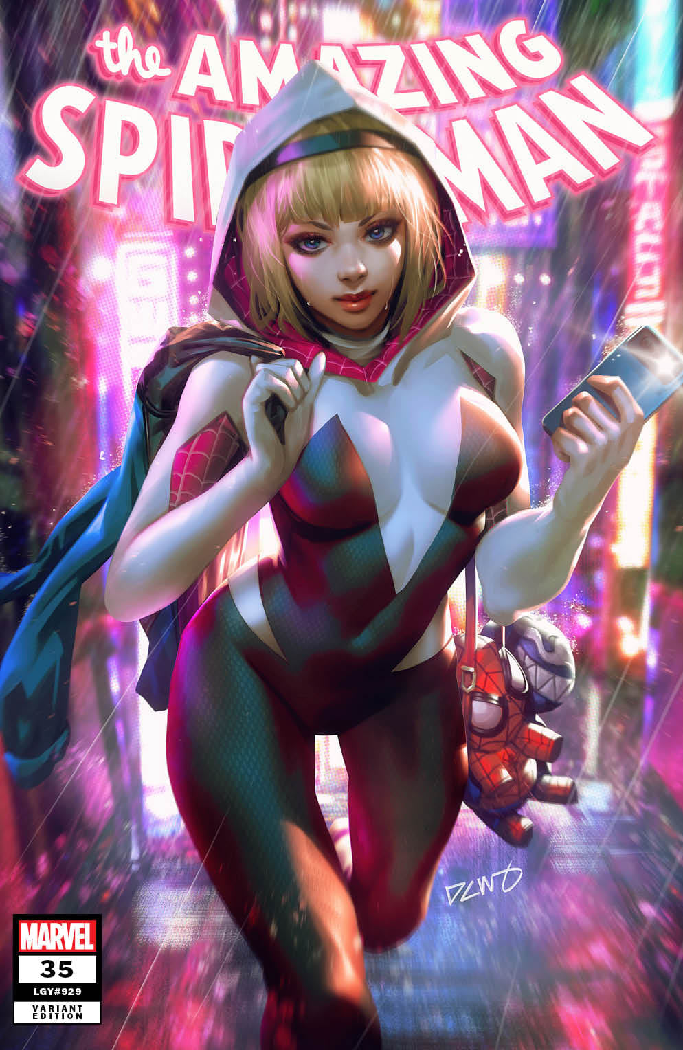 AMAZING SPIDER-MAN #35 (DERRICK CHEW EXCLUSIVE SPIDER-GWEN TRADE/VIRGIN VARIANT SET)