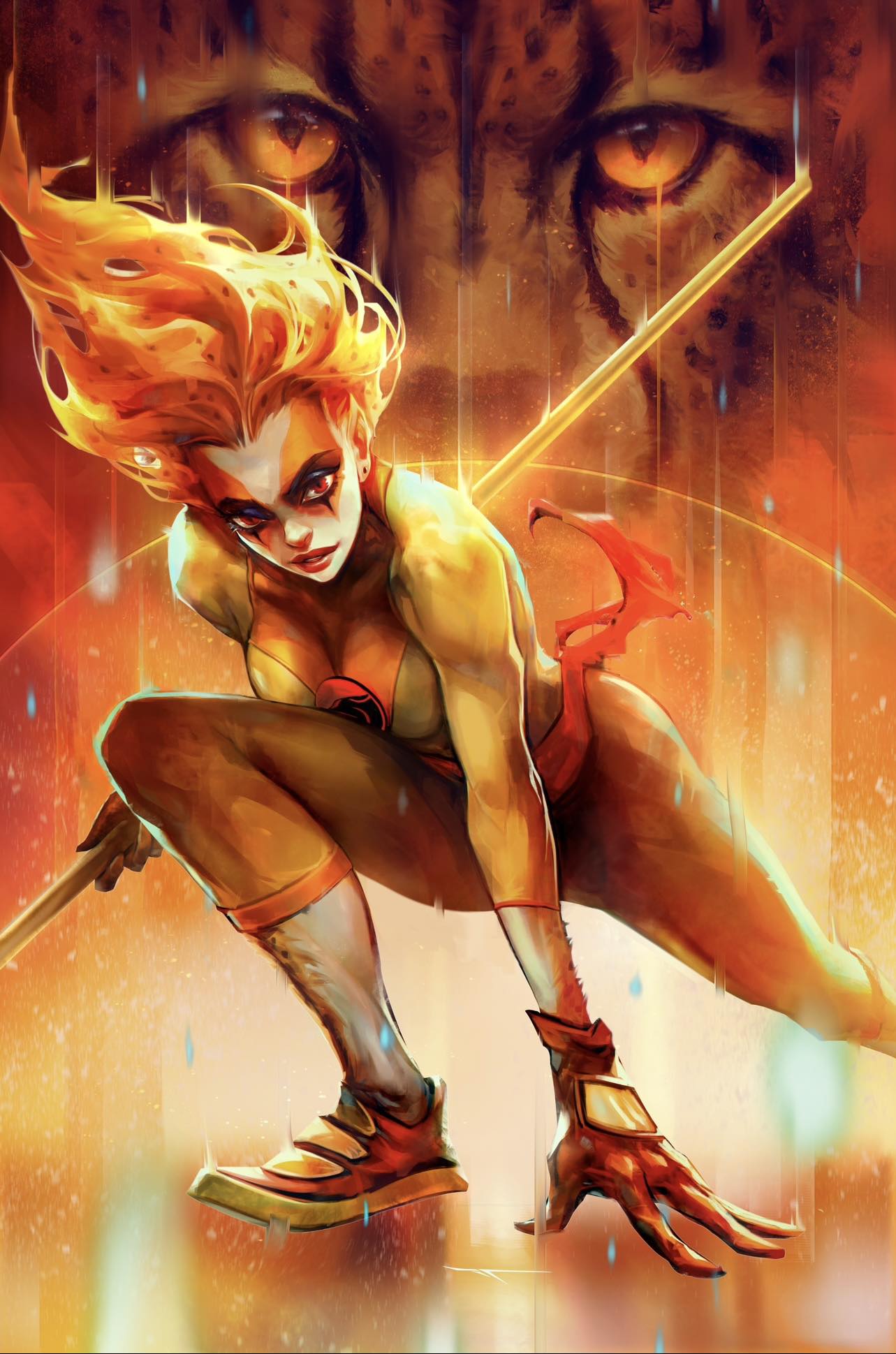 THUNDERCATS: CHEETARA #1 (IVAN TAO EXCLUSIVE VIRGIN VARIANT A & B SET) ~ Dynamite