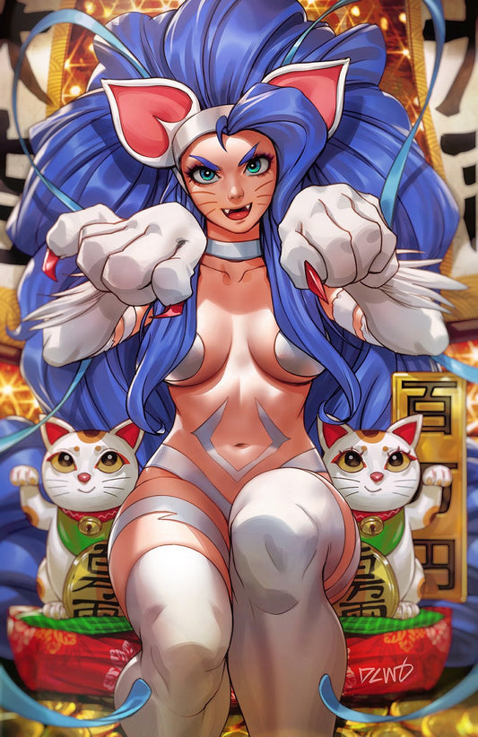 DARKSTALKERS: FELICIA #1 (DERRICK CHEW EXCLUSIVE PUREART VIRGIN VARIANT)(2023) COMIC BOOK