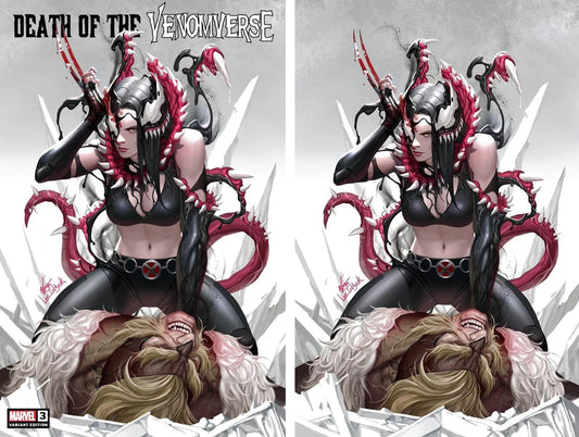 DEATH OF THE VENOMVERSE #3 (INHYUK LEE EXCLUSIVE TRADE/VIRGIN VARIANT SET)