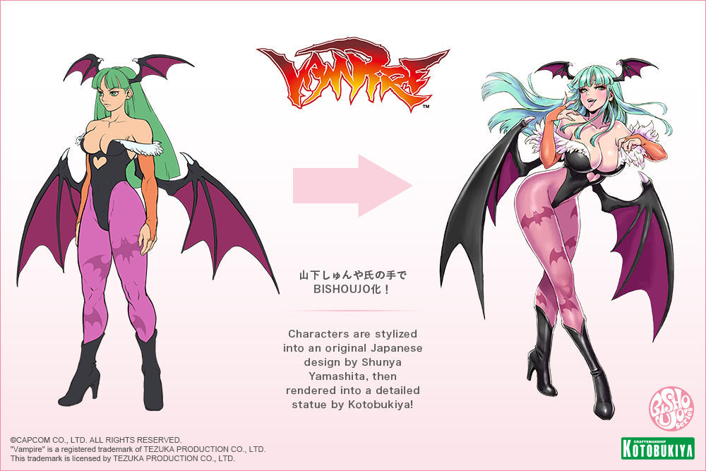 Darkstalkers ~ MORRIGAN BISHOUJO STATUE (2022) ~ Kotobukiya Koto