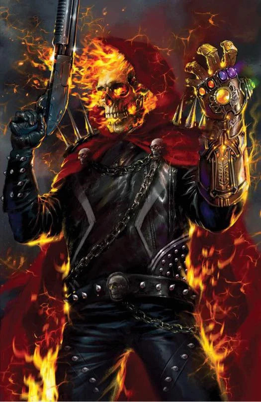 GHOST RIDER: FINAL VENGEANCE #2 (LUCIO PARRILLO EXCLUSIVE TRADE/VIRGIN VARIANT SET)(1ST RED HOOD GHOST RIDER)