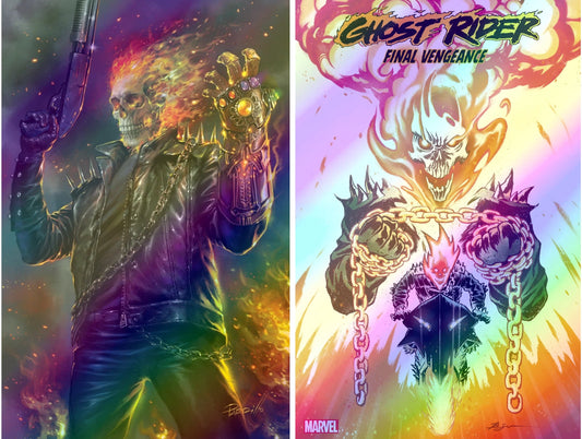 GHOST RIDER: FINAL VENGEANCE #1 (BEN SU & LUCIO PARRILLO FOIL CONVENTION EXCLUSIVE VARIANT SET)