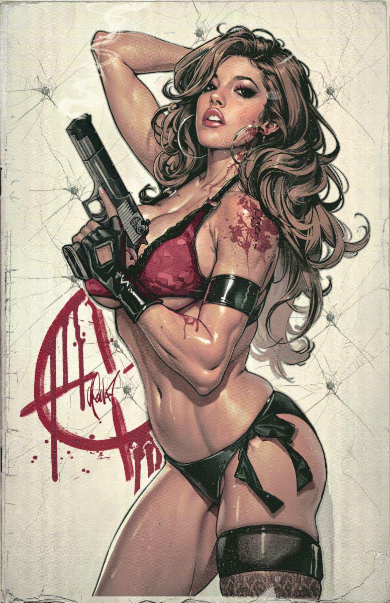 GUN HONEY: COLLISION COURSE #3 (CEDRIC POULAT EXCLUSIVE VIRGIN VARIANT B)(2024) COMIC BOOK