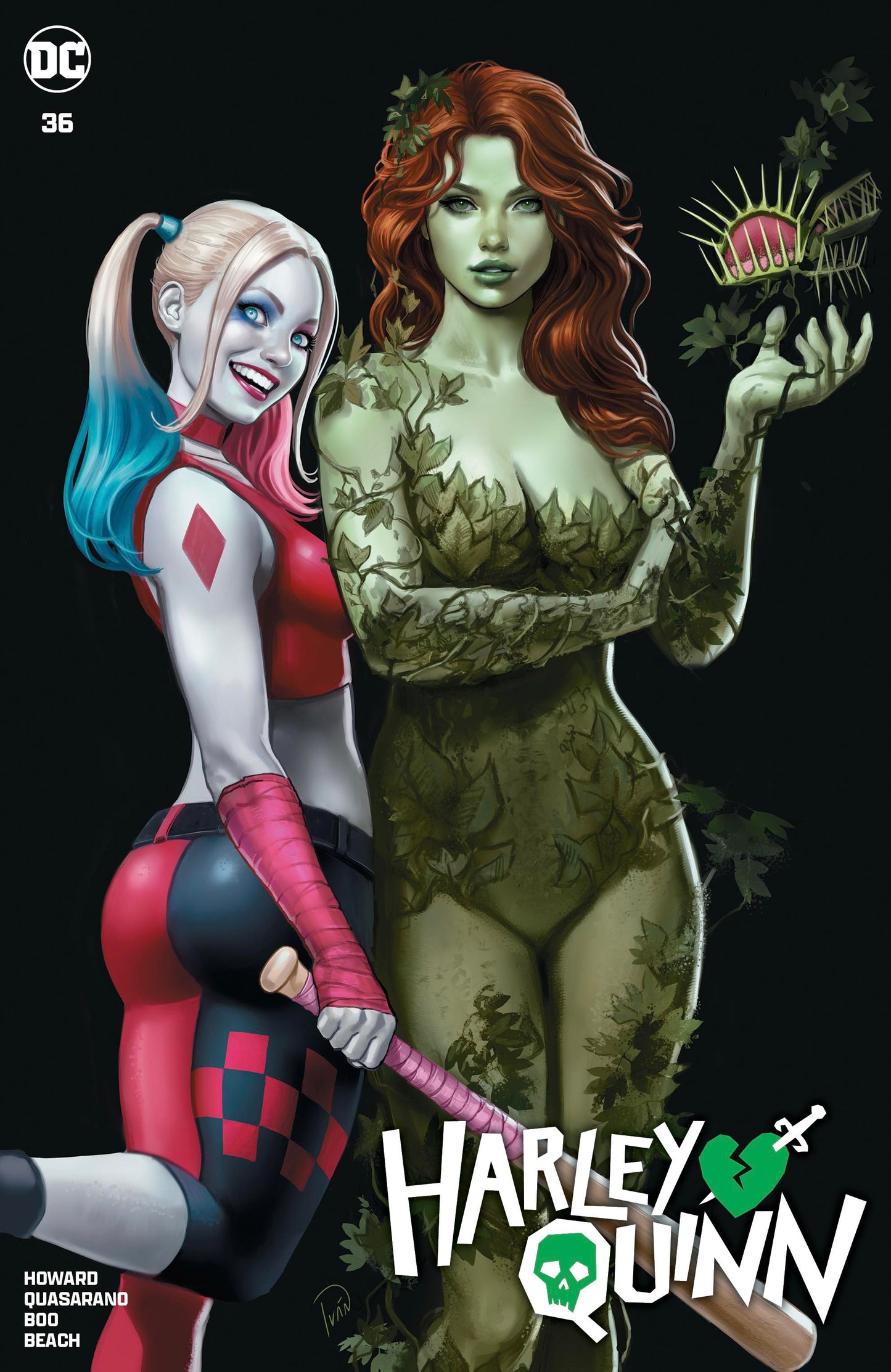 HARLEY QUINN #36 (IVAN TALAVERA EXCLUSIVE TRADE/VIRGIN VARIANT SET)(2024)