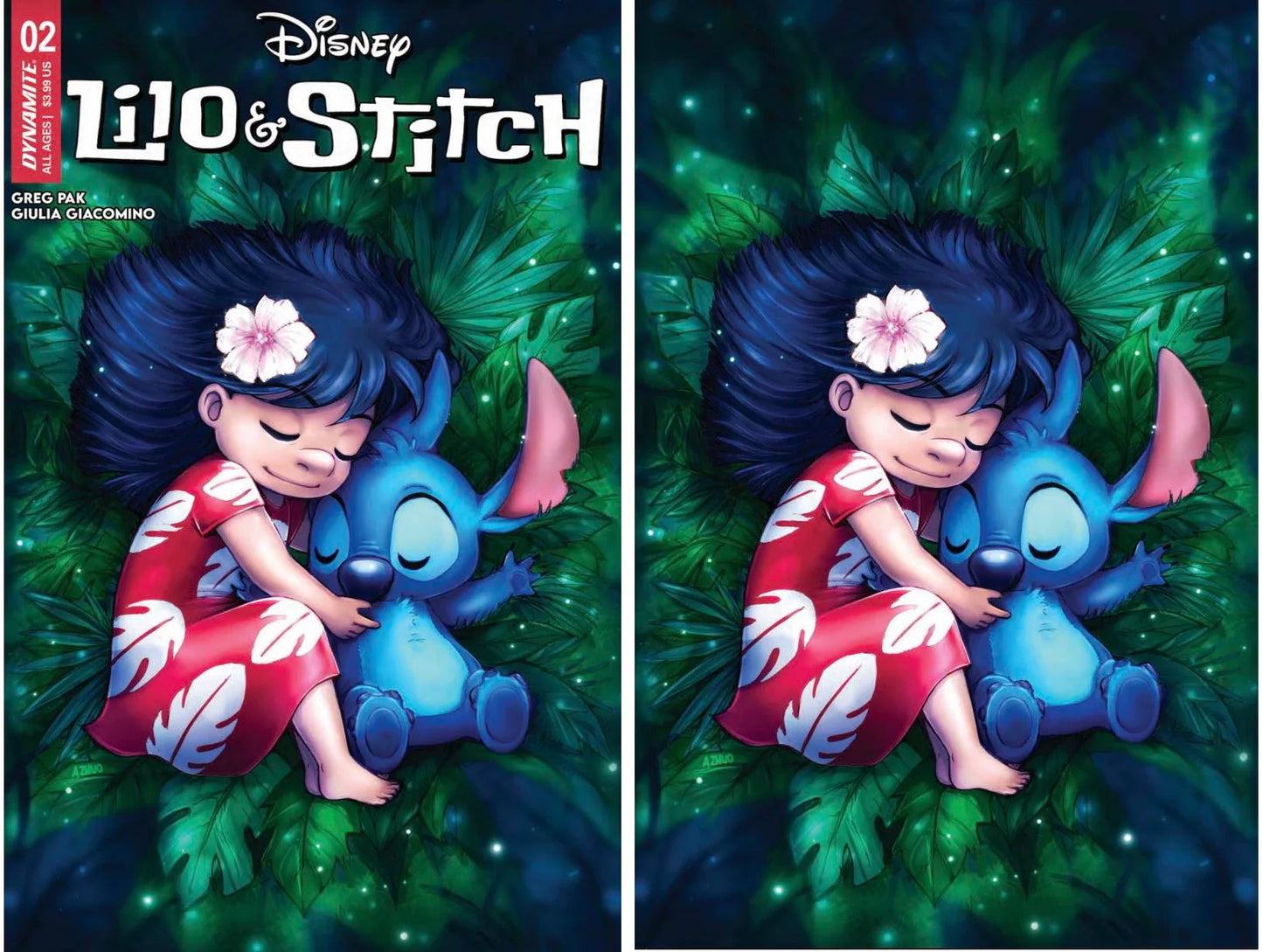 DISNEY'S LILO & STITCH #2 (ANNA ZHUO EXCLUSIVE TRADE/VIRGIN VARIANT SET)