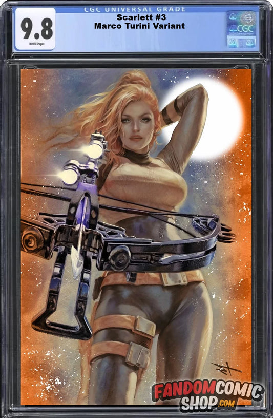 SCARLETT #3 (MARCO TURINI EXCLUSIVE VIRGIN VARIANT A) ~ CGC Graded 9.8