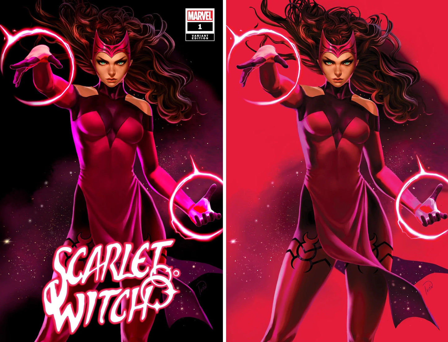 SCARLET WITCH #1 (IVAN TALAVERA EXCLUSIVE TRADE/VIRGIN VARIANT SET)(2024)